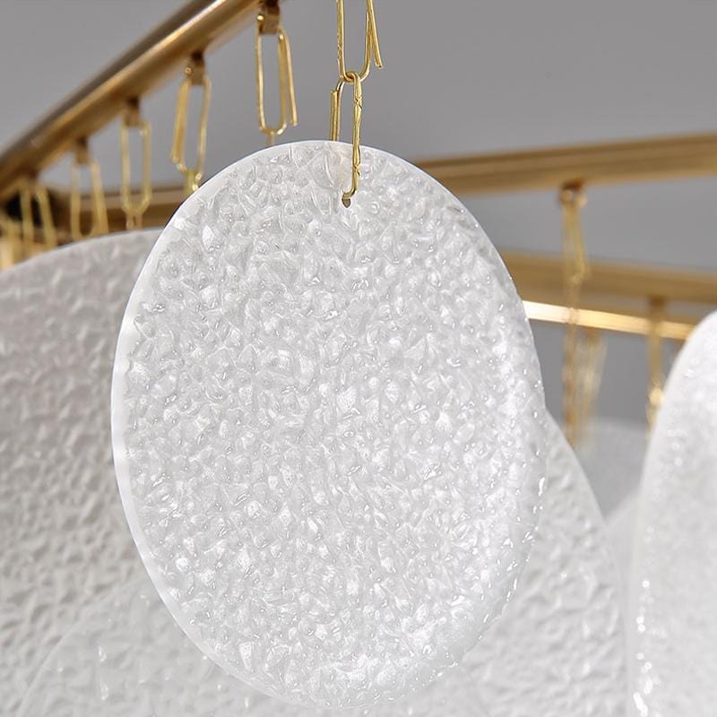 Astrid | Round (Acrylic Glass) Fringe Chandelier - Home Cartel ®