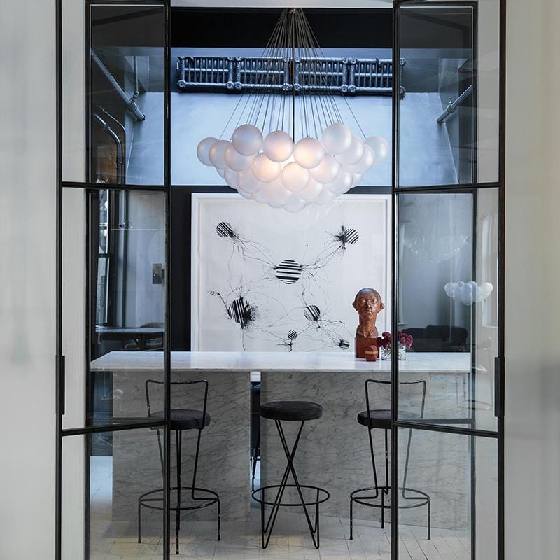 Lofoten 37 orbs | Modern Cloud Chandelier - Home Cartel ®