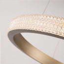 Hera Deux | Modern LED Chandelier with Crystal Details