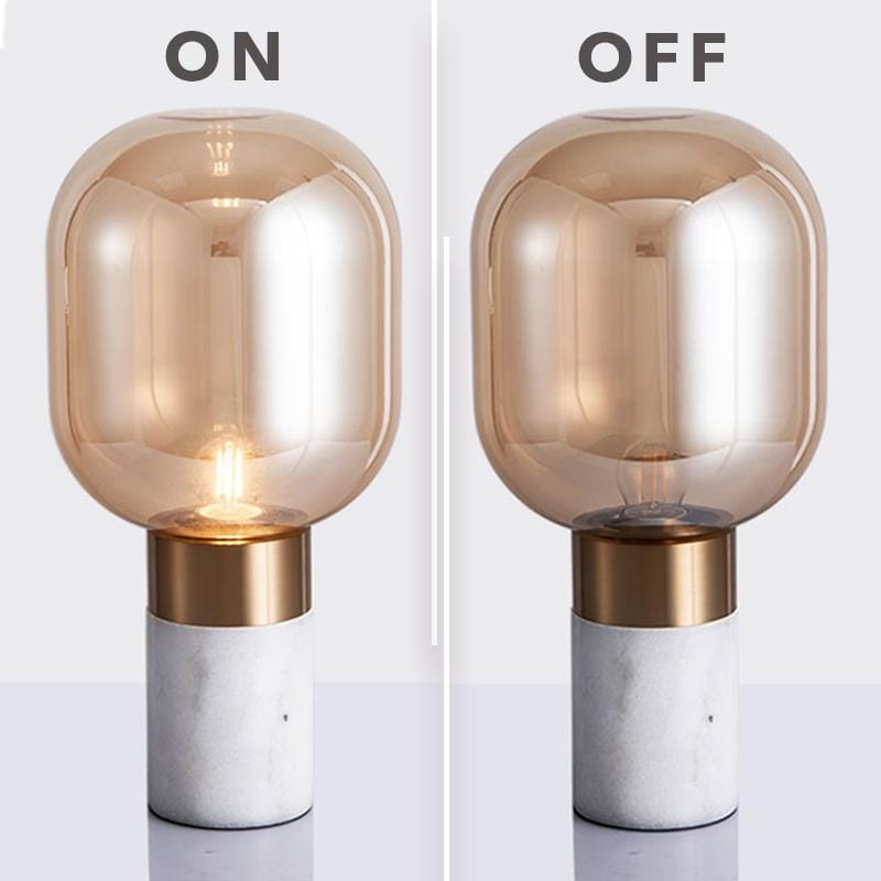 Noma | Modern Table Lamp with Marble Base - Home Cartel ®
