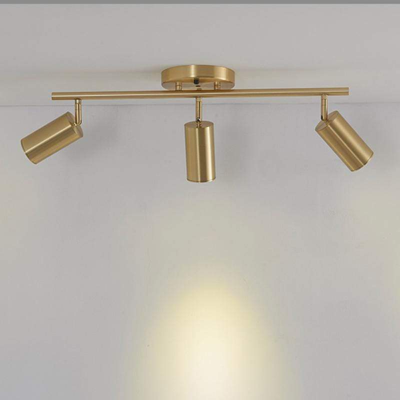 Asva 3 Heads | Brass Track Light - Home Cartel ®