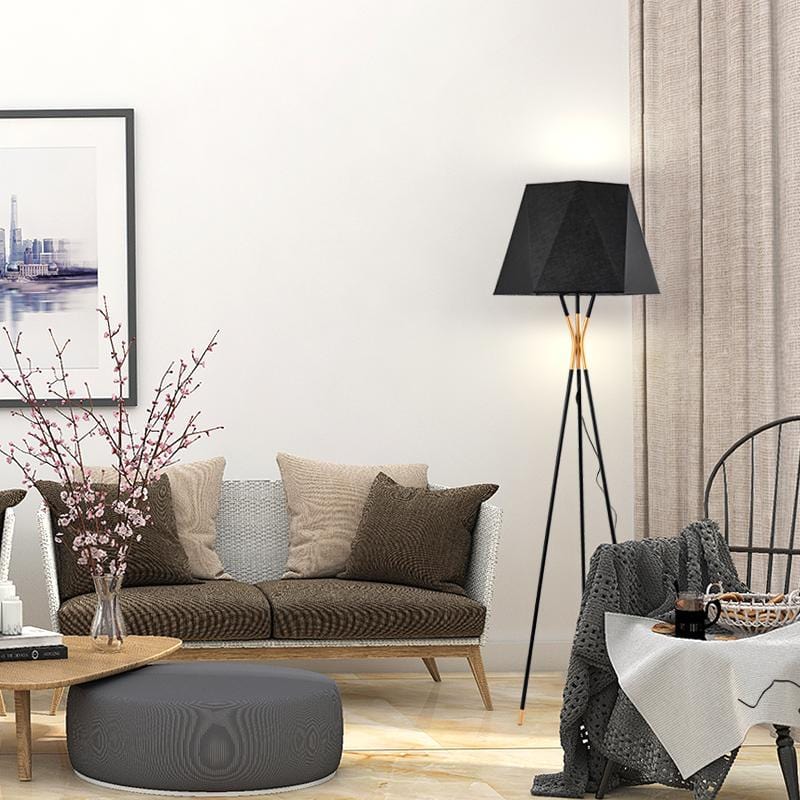 Onni | Modern Shade Tripod Floor Lamp - Home Cartel ®