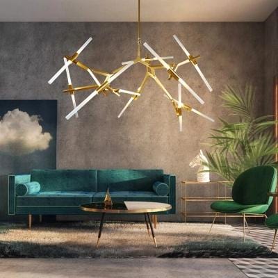 Vita 20 | Frosted Glass Chandelie - Home Cartel ®
