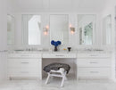 Vita Une | Gold w/ Frosted Glass Wall Sconce - Home Cartel ®