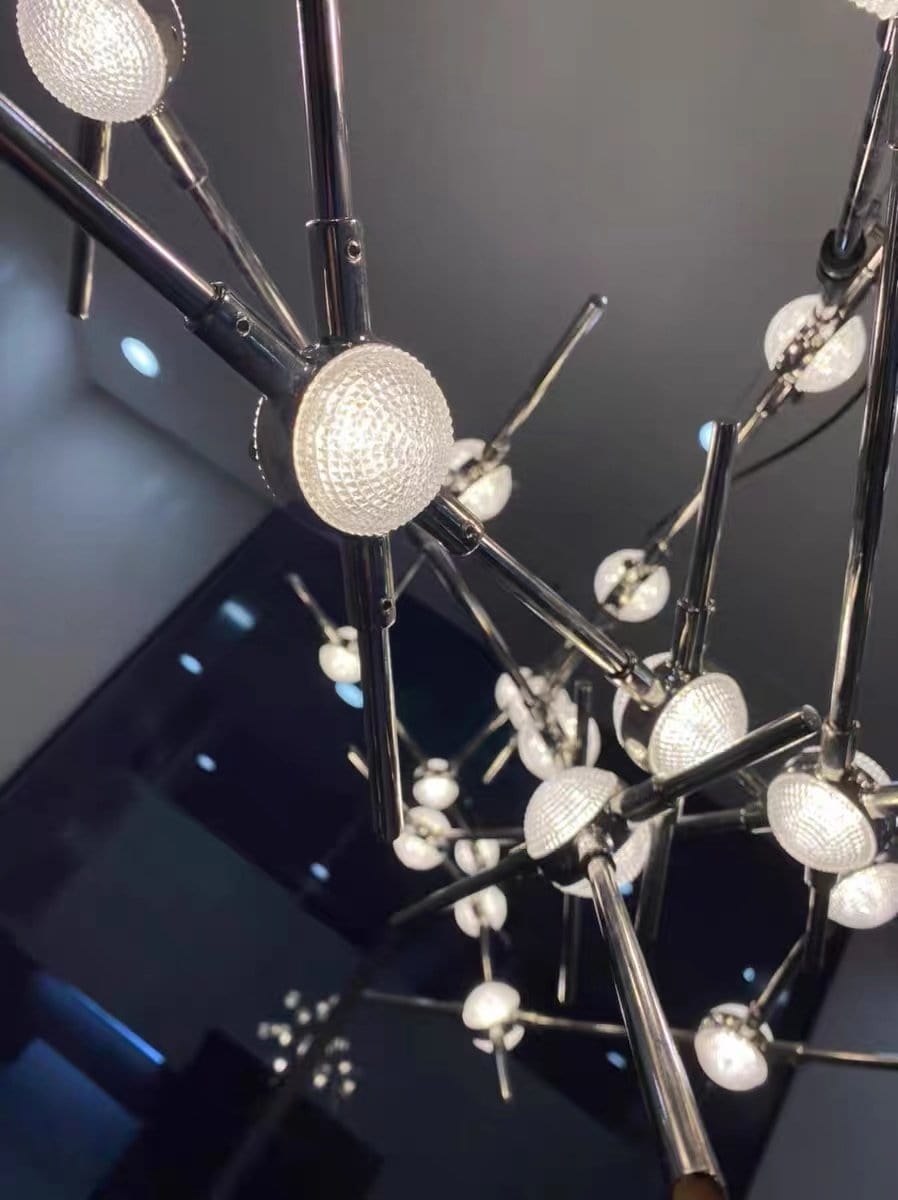 Artemis | Modern LED Nickel Chandelier - Home Cartel ®