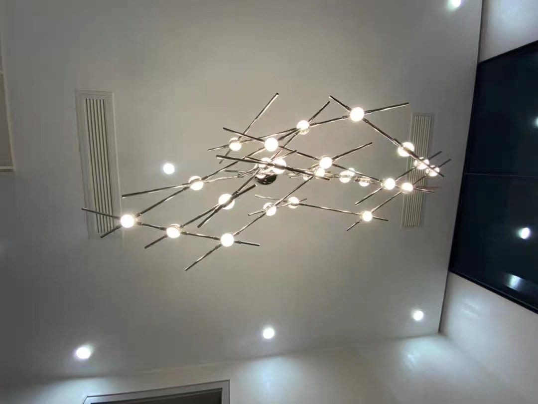 Artemis | Modern LED Nickel Chandelier - Home Cartel ®