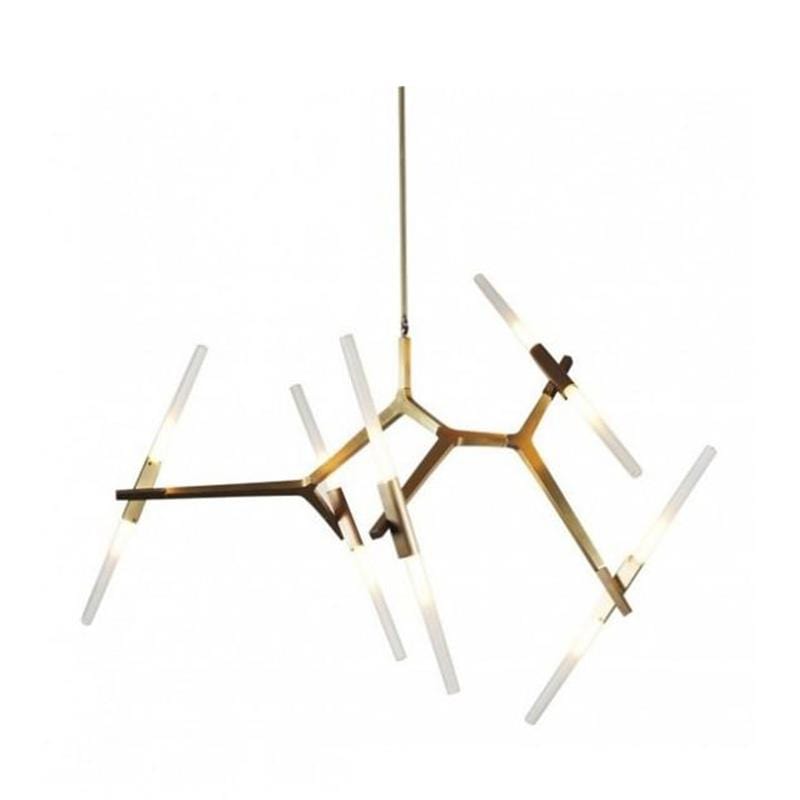 Vita 10 | Frosted Glass Chandelier - Home Cartel ®