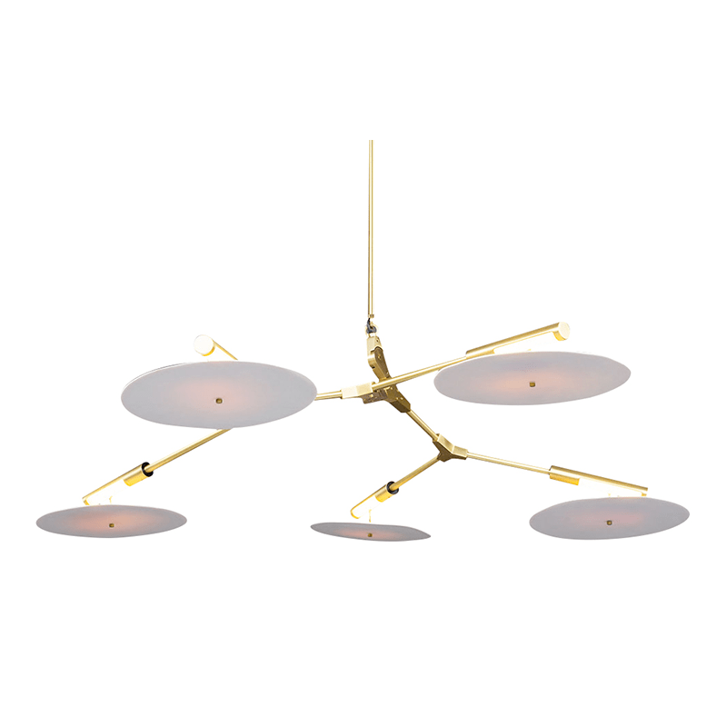 Ingrid 5 | Modern Branching Disc Chandelier - Home Cartel ®