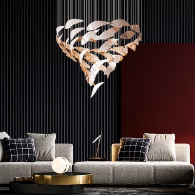 Idril | Glass Cluster Chandelier - Detail View #4 | HomeCartel