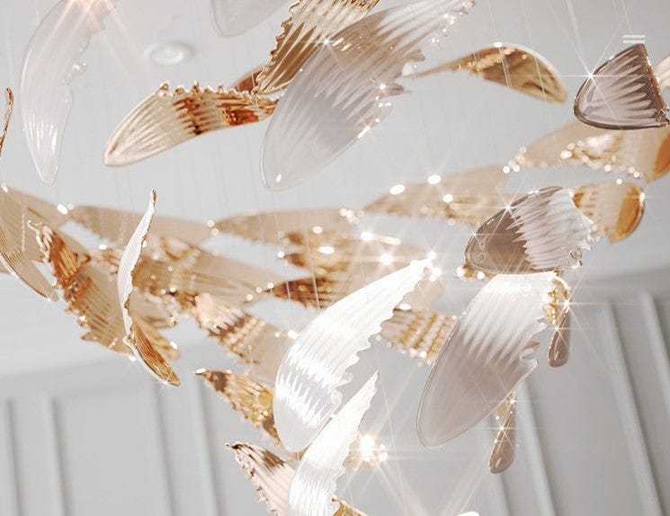 Idril | Glass Cluster Chandelier - Detail View #5 | HomeCartel