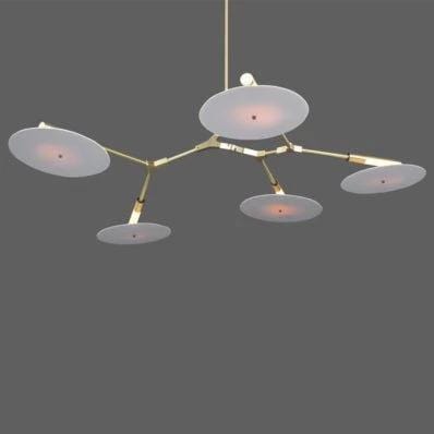 Ingrid 5 | Modern Branching Disc Chandelier - Home Cartel ®