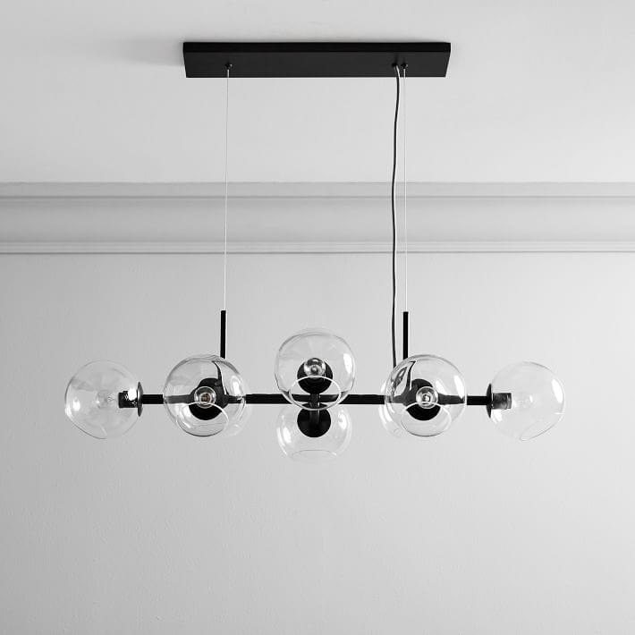 Eira 8 Staggered Glass | Chandelier - Home Cartel ®