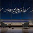 Artemis | Modern LED Nickel Chandelier