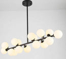 Thilly | Frosted Ball Chandelier - Home Cartel ®
