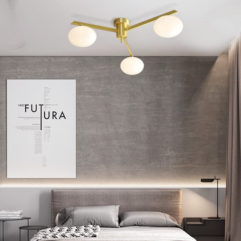 Kaiya 3 | Modern Gold Ceiling Mounted Light - Home Cartel ®