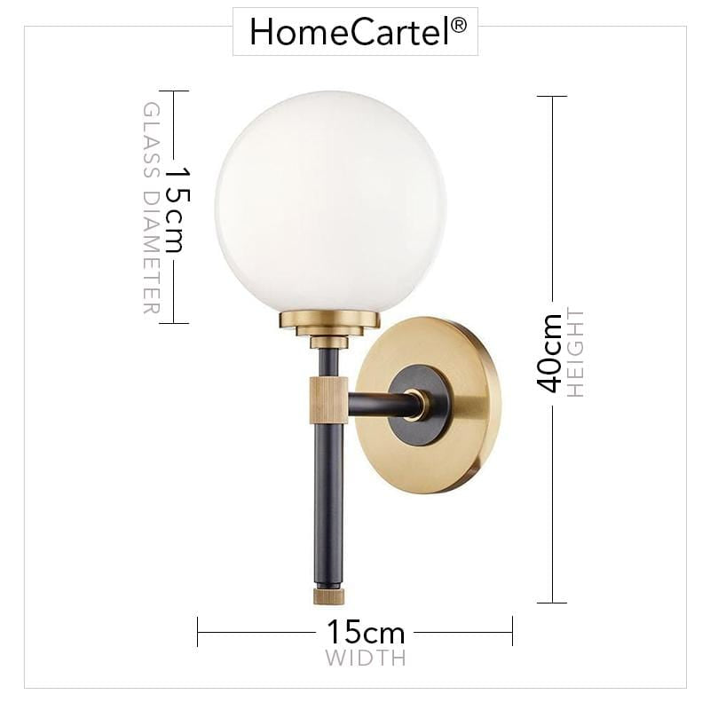 Nova | Black Wall Sconce - Home Cartel ®