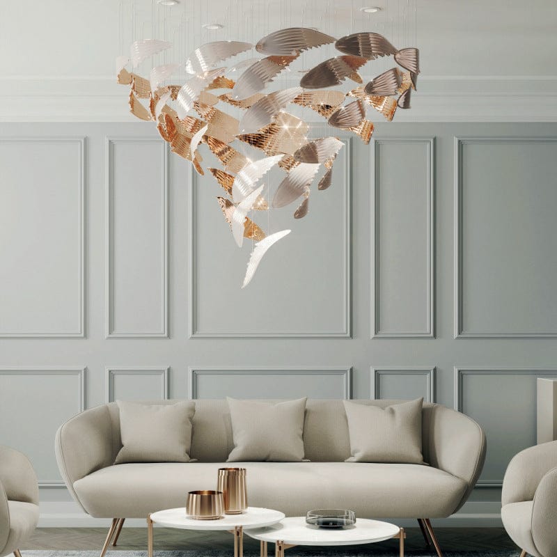 Idril | Glass Cluster Chandelier - Detail View #3 | HomeCartel