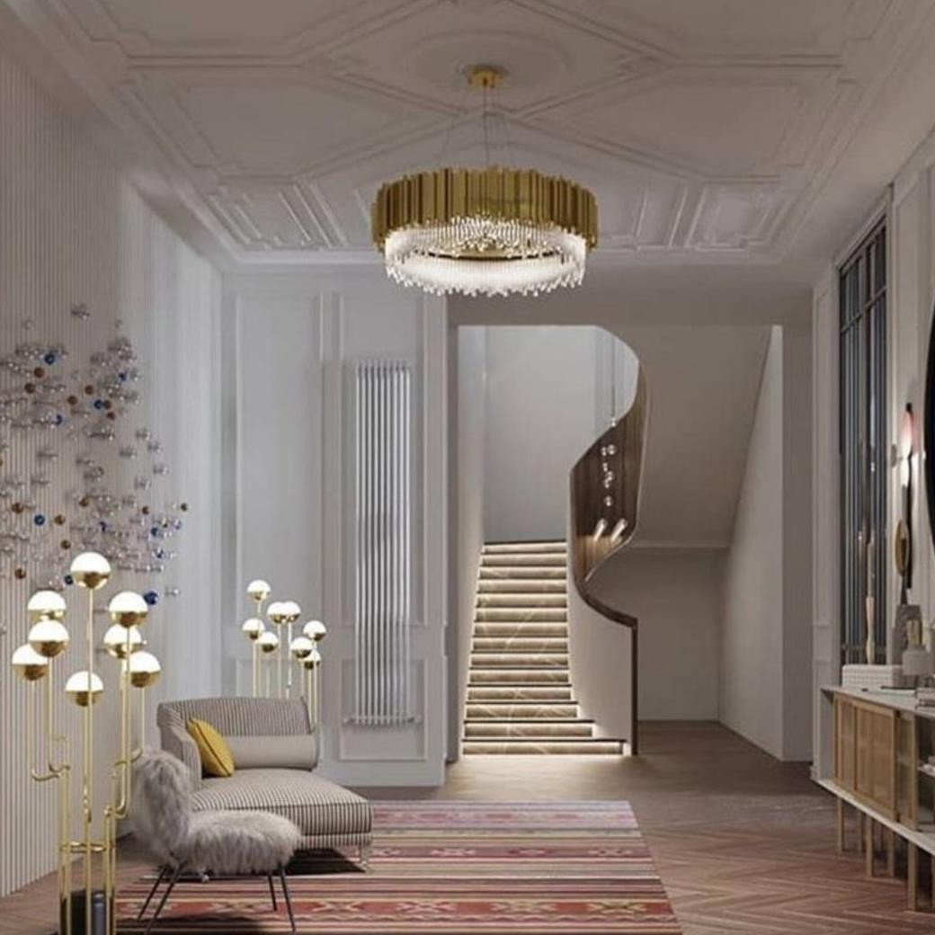 Strathbury Gold Luxe Crystal Chandelier - Home Cartel ®