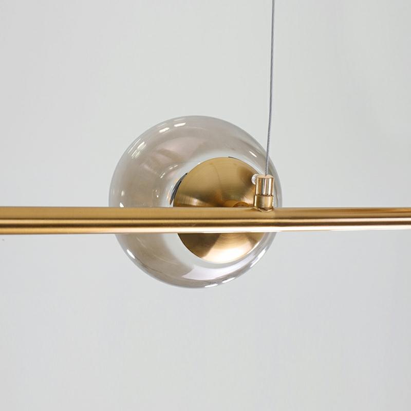 Olga | Brass w/ Glass Modern Chandelier - Home Cartel ®