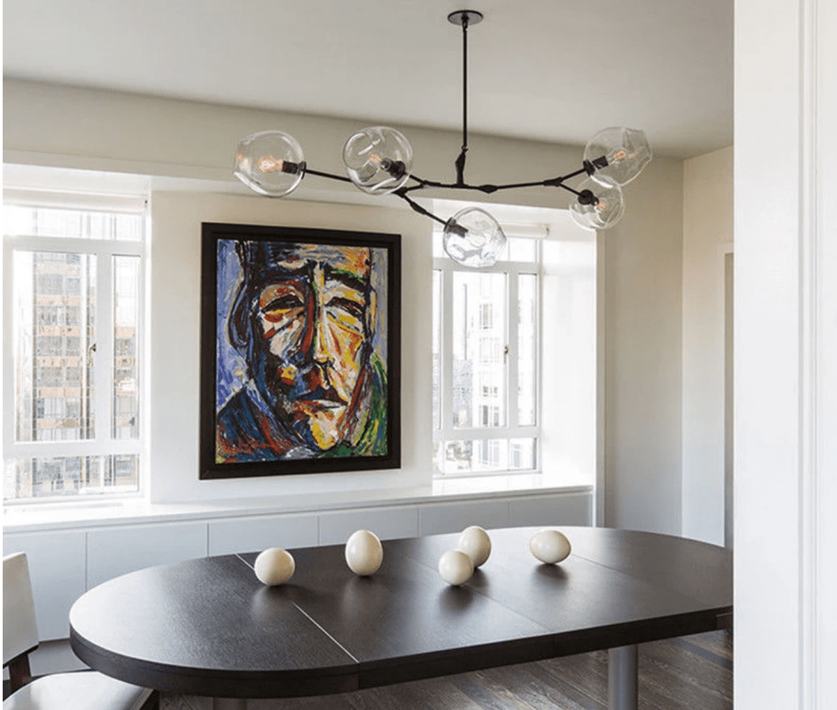 Vanja 5 | Glass Luxe Chandelier - Home Cartel ®