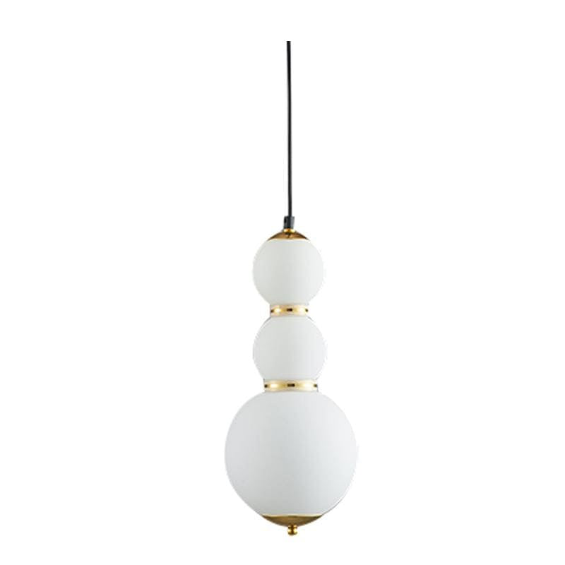 Iris D | Glass Sphere with Gold Details Pendant Light - Home Cartel ®