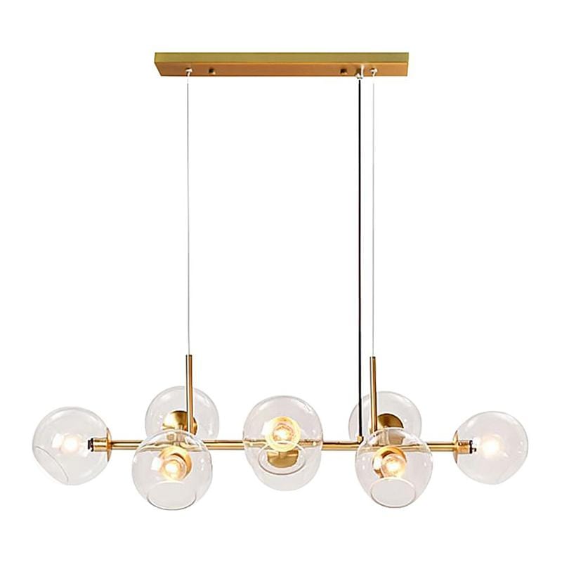 Eira 8 Staggered Glass | Chandelier - Home Cartel ®