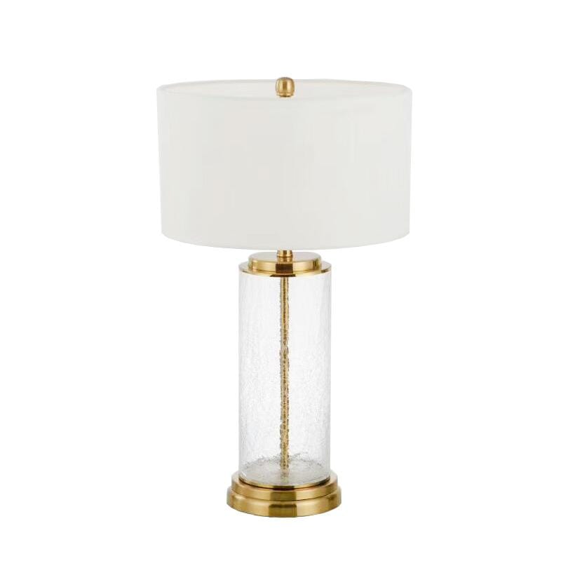 Ottilia | Hammered Glass Base Table Lamp - Home Cartel ®