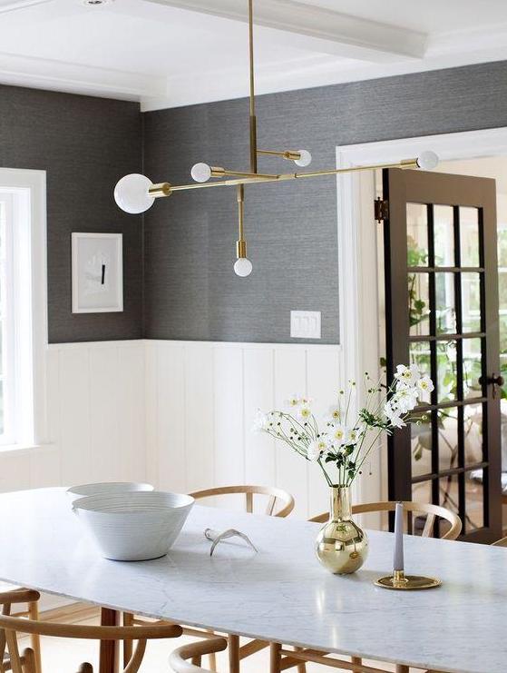 A heavily designed room completed with various decorations.