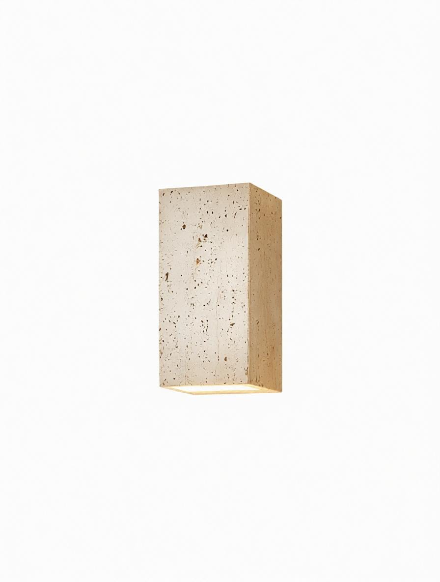 Phaelthas | Travertine Wall Light - Detail View #3 | HomeCartel