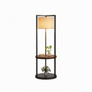 Halinora Une | Integrated Shelf Floor Lamp