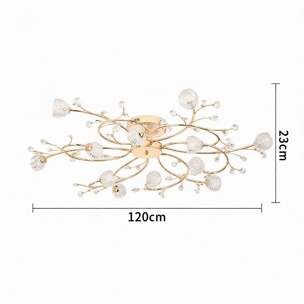 Aevina | Semi Flush Mounted Light - Detail View #6 | HomeCartel