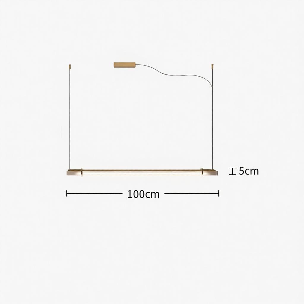 Muzan | Linear Chandelier - Detail View #2 | HomeCartel