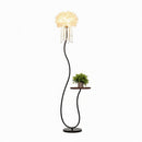 Giselin | Integrated Shelf Floor Lamp