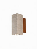 Rylindil | Travertine Wall Light