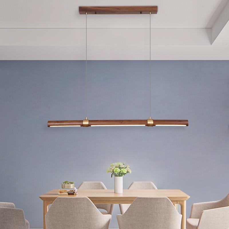 Halden | Wooden Finish Pendant Light - Home Cartel ®