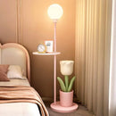 Myralyn Une | Integrated Shelf Floor Lamp