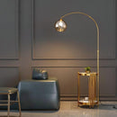 Fioretta A | Integrated Shelf Floor Lamp