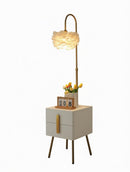 Kylora | Integrated Shelf Floor Lamp