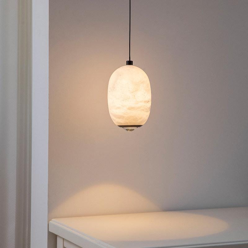 Uelara | Alabaster Pendant Light - Detail View #3 | HomeCartel
