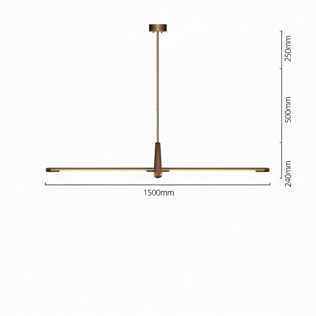 Molson Une | Linear Chandelier - Detail View #3 | HomeCartel