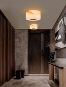 Rumin Une | Alabaster Ceiling Mounted Light