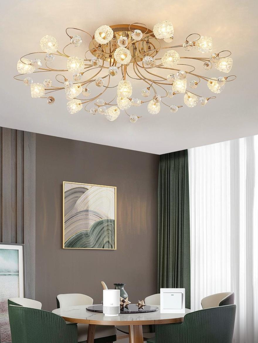 Corvena | Semi Flush Mounted Light - Detail View #3 | HomeCartel