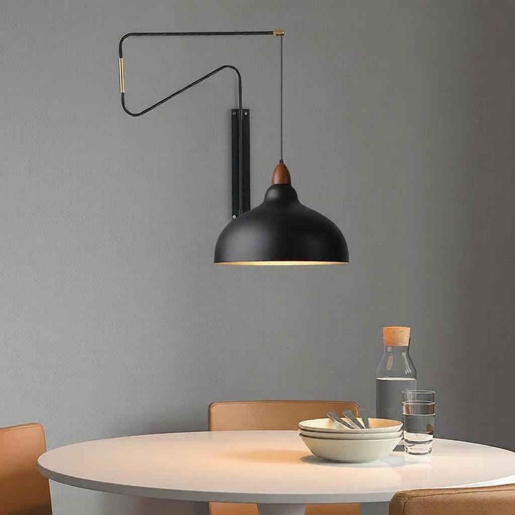 Stelor | Wall Light Swing Arm - Detail View #3 | HomeCartel