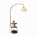 Zaenira | Integrated Shelf Floor Lamp