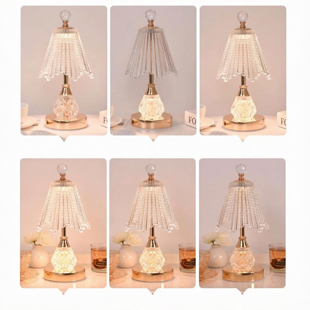 Aerlineth | Crystal Table Lamp - Detail View #4 | HomeCartel