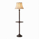 Zurethae | Integrated Shelf Floor Lamp
