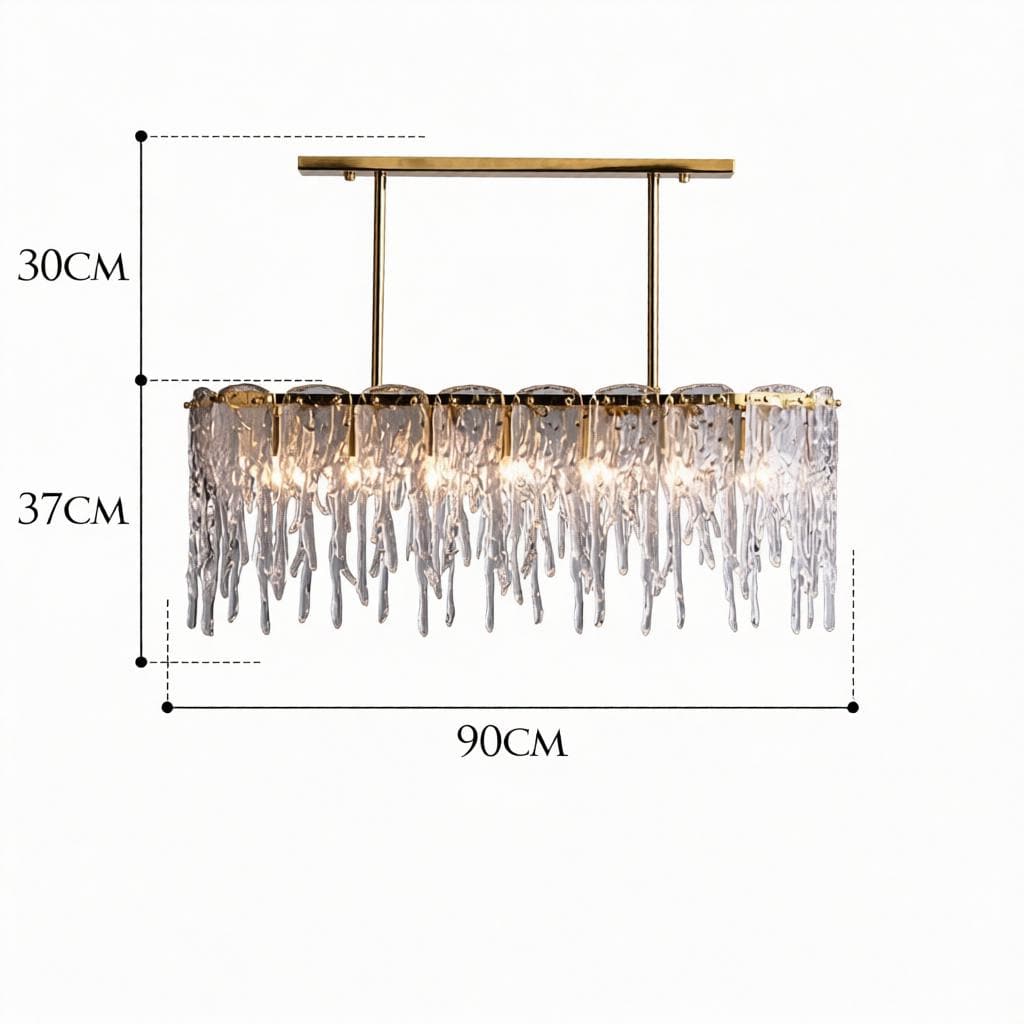Ranau Une | Linear Chandelier - Detail View #4 | HomeCartel