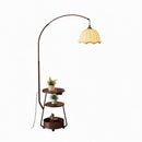 Zaenira | Integrated Shelf Floor Lamp