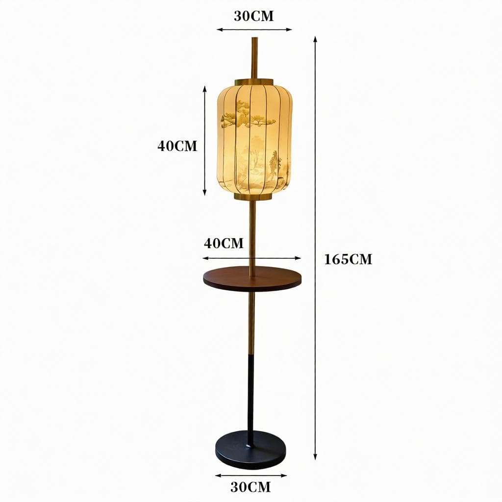 Norelis | Integrated Shelf Floor Lamp - Detail View #6 | HomeCartel