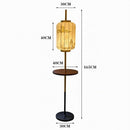 Norelis | Integrated Shelf Floor Lamp